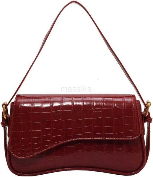 Small Shoulder Bag Y2K Purses For Women Crocodile Handbag C…