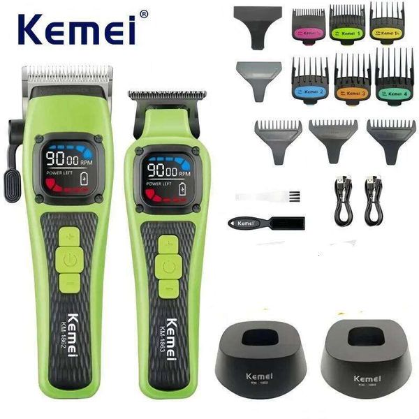 Kemei Electric Clipper USB Rechargeable Professional Barber Styling Trimmer Men s Hair Cutting hine KM