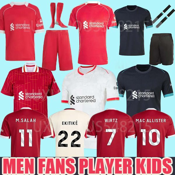 25 26 Wirtz SALAH jersey Ekitike MAC ISAK ALLISTER Kerkez GAKPO DARWIN SZOBOSZLAI Jeremie Frimpong Long sleeves soccer jerseys Mens Kids Kit sock Full sets, A 10
25 26 Wirtz SALAH jersey Ekitike MAC ISAK ALLISTER Kerkez GAKPO DARWIN SZOBOSZLAI Jeremie Frimpong Long sleeves soccer jerseys Mens Kids Kit sock Full sets, A 10