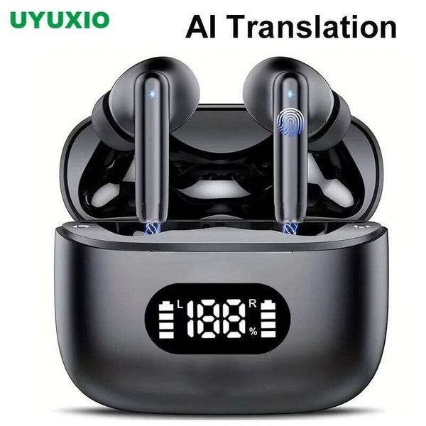 AI Language Earbuds 3 In 1 Translator Earphone Real Time 144 Languages Accents For Travel Business Learning