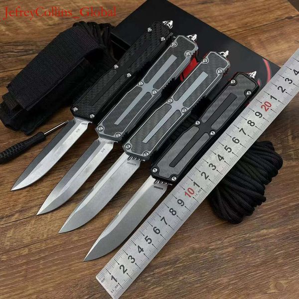 knife Aviation Aluminum+Carbon Fiber Handle D2 Steel Blade Knife, Used for Outdoor Camping, Hunting EDC Pocket Knife
