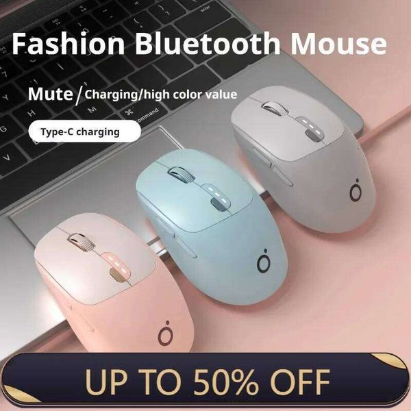 EWEADN Q Wireless Bluetooth G Computer Mouses DPI Ergonomic Office Mouse Button Portable Cute Cordless Mice
