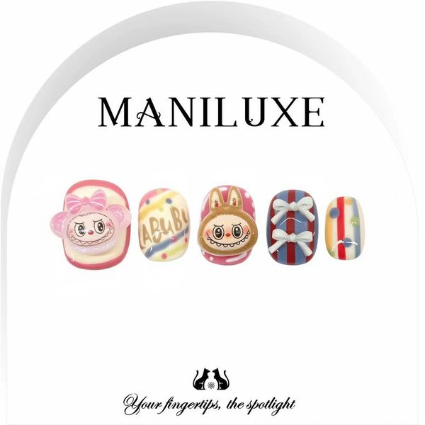 designer Handmade Press on Nails Cute Cartoon Style for Teens, Short Length, Removable Versatile
designer Handmade Press on Nails Cute Cartoon Style for Teens, Short Length, Removable Versatile
