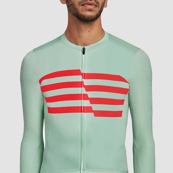 SpringAutumn Mens Long Sleeve Bike Breathable Cycling Jersey Race Bicycle Comfortable Clothes Quick Dry Z250903