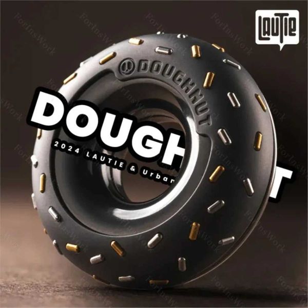 LAUTIE EDC X URBAN EDC CoBrand DoughnutFidget Spinner Metal Fidget Spinner Fidget Anti Stress Toy W250903