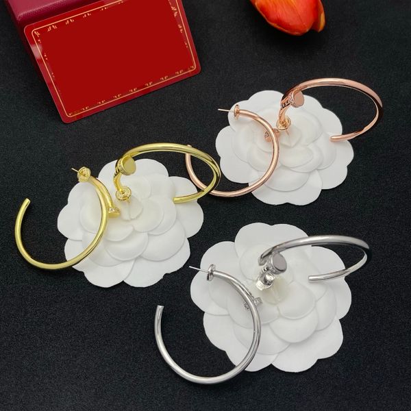 Earrings Designer for Women 925 Sterling Silver Hoop Stud Curved Nail-shaped Earrings Large Hoop Earrings Multiple Options Available
Earrings Designer for Women 925 Sterling Silver Hoop Stud Curved Nail-shaped Earrings Large Hoop Earrings Multiple Options Available