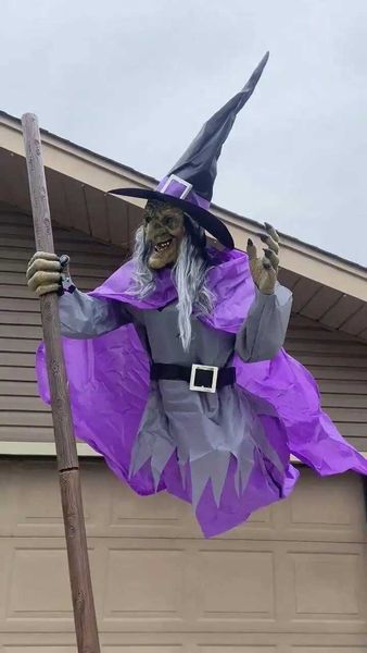 Decorations Outdoor 12ft Flying Witch Sound Touch Activated Sensor Animatronic Scary Halloween House OrnamentXJ250906
Decorations Outdoor 12ft Flying Witch Sound Touch Activated Sensor Animatronic Scary Halloween House OrnamentXJ250906