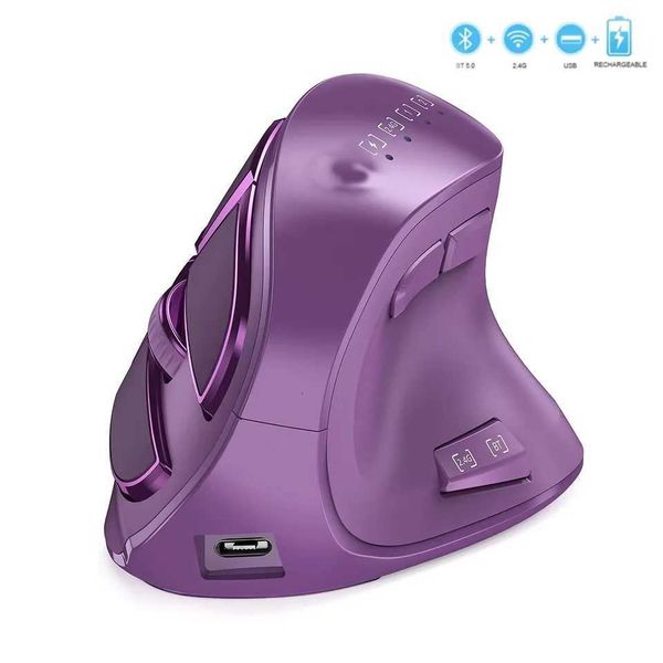 700 Ergonomic Mouse Wireless Vertical Mouse Rechargeable Optical Mice for MultiPurpose Compatible Computers Z250906