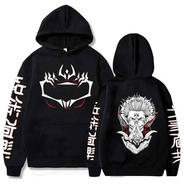 Funny Jujutsu Kaisen Long Sleeve Casual Hoodies Anime Ryomen Sukuna Printed Men Women Fashion Harajuku Sweatshirt ClothesXJ250908