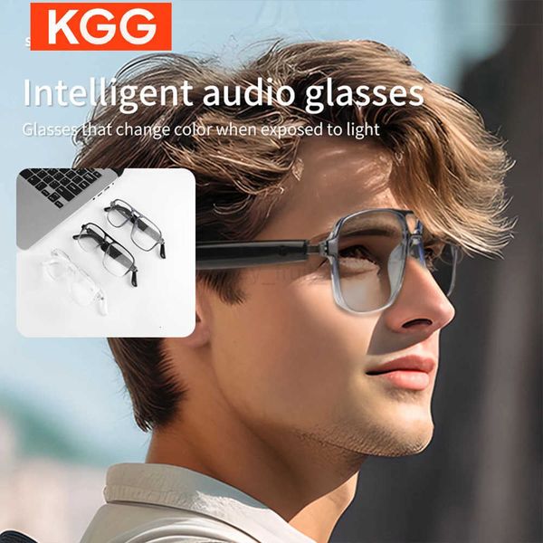 10 Smart Audio Glasses ColorChange Lenses Wireless BT Glasses AntiBlue Light AI Voice Assistant Camera Music Control T250910