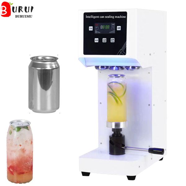 DHgate New Style Boba Tea Soda Beer Can Sealer Machine Fully Automatic Electric Pet Bottles Can Sealing Machine sold by DHgate