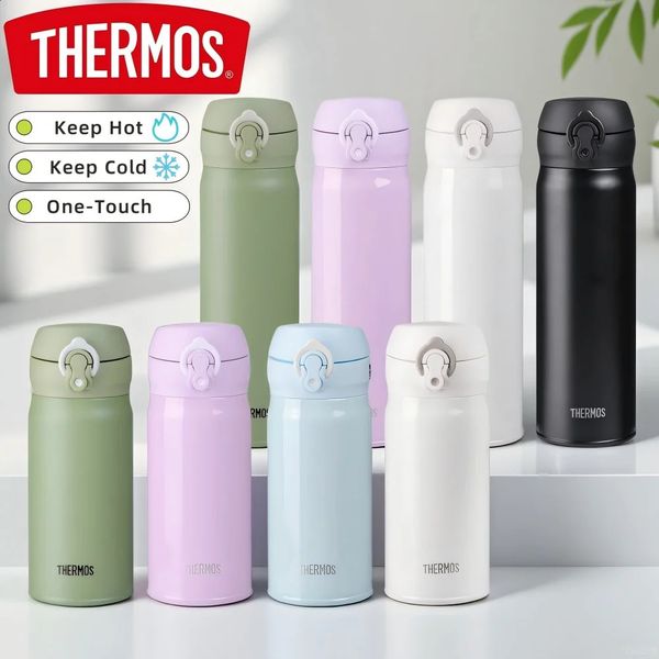 THERMOS Water Bottle Stainless Steel Vacuum Flask Thermal Mug Keep Cold 612 H Portable Coffee Tumbler for Office Travel 250910BJ