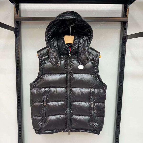 Designers Winter Men Puffer Jacket Men Down vest with Hooded Casual White Duck vests Coats Male waterproof Outdoor Zipper Windproof Warm Jackets S-XXL M888