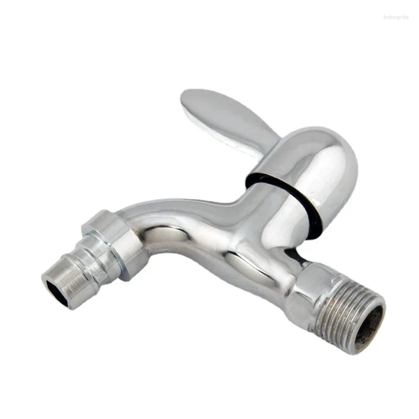 Bathroom Sink Faucets 1Pc G1/2" Laundry Washing Machine Wall Mounted Water Faucet Single Cold Tap