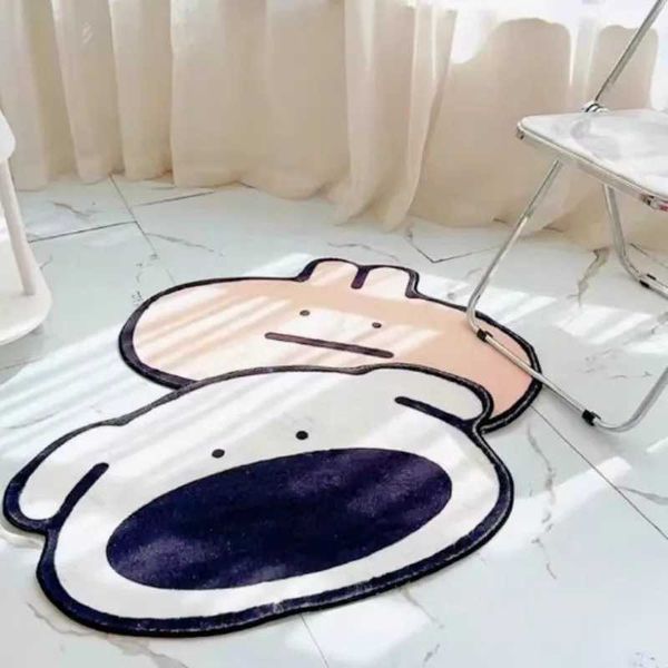 VIKAMA Cartoon Dog Carpet Bedroom Bedside DirtResistant Foot Living Room Sofa Coffee Table AntiSlip Mat Home Decoration C913 H260227
