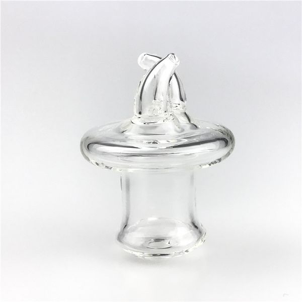 Goodsstore 35mm Glass Terp Carb Cap Bubble with Thick 2 Air Arms Spinning Quartz Terp Pearl Top Carb Caps for Smoking