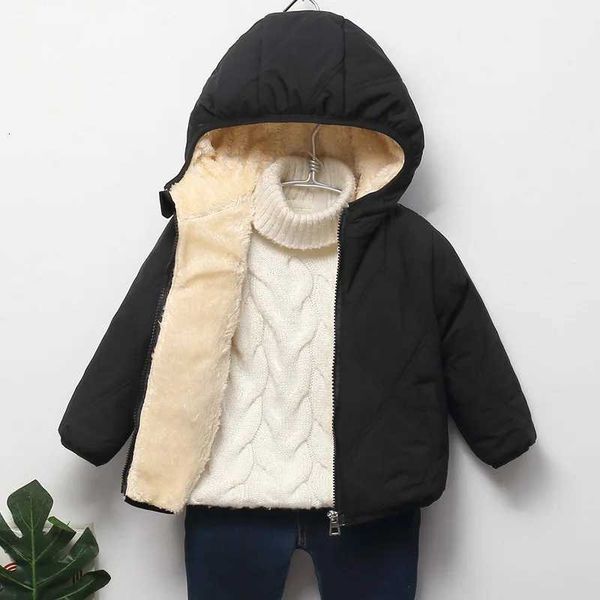 Baby Kids Thick Jacket For Girls Coats Winter Lamb Wool Plus Velvet Coats Toddler Children Outwear 16 Year Boys Cotton Jackets