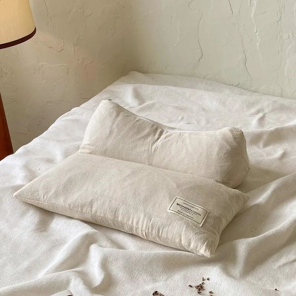 2025 multifunctional detachable dualpurpose cotton and linen pillow neck protection folding buckwheat pillow single 250915BJ