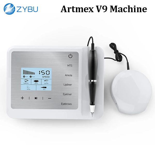 Artmex V9 Permanent Makeup Device: Professional Dual-Purpose Rotating Needles System for Skin Enhancement Procedures Tattoo Micropigmentation MTS PMU 2in1
