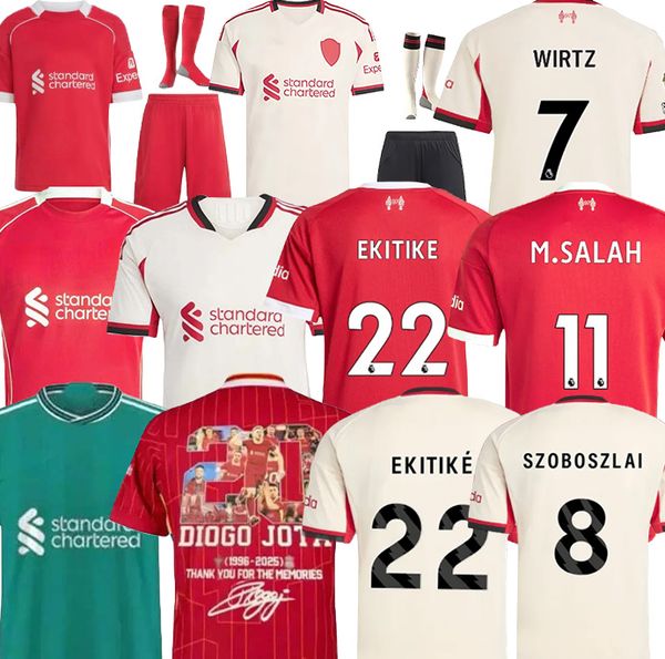 25 26 ISAK Wirtz SALAH jersey Ekitike MAC ALLISTER Kerkez GAKPO DARWIN SZOBOSZLAI Jeremie Frimpong Long sleeves soccer jerseys Mens Kids Kit sock Full sets 2025, Red
25 26 ISAK Wirtz SALAH jersey Ekitike MAC ALLISTER Kerkez GAKPO DARWIN SZOBOSZLAI Jeremie Frimpong Long sleeves soccer jerseys Mens Kids Kit sock Full sets 2025, Red