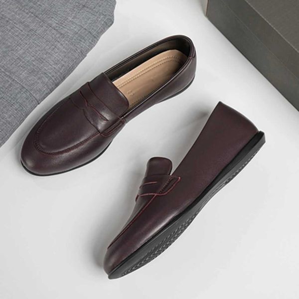 Maxdutti Leather Loafers