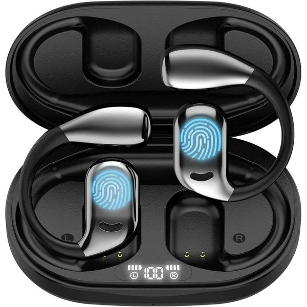 AI Language Translator Earbuds, OWS Real-Time 3-in-1 Earbuds 144 Languages & Accents, Translation Device for Travel Business Learning, Ebony