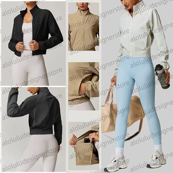 Women Yoga Jacket Sports Coat Windproof Yoga Clothes Quick-drying Long Sleeve Top Zipper Fitness Cardigan 9854, Black 
Women Yoga Jacket Sports Coat Windproof Yoga Clothes Quick-drying Long Sleeve Top Zipper Fitness Cardigan 9854, Black