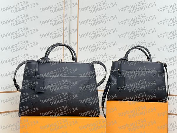 10A TOP Quality designer Avenue Bagshoulder messenger bag ladies fashion bag classic leather embossed zipper handbag With box dust bag
