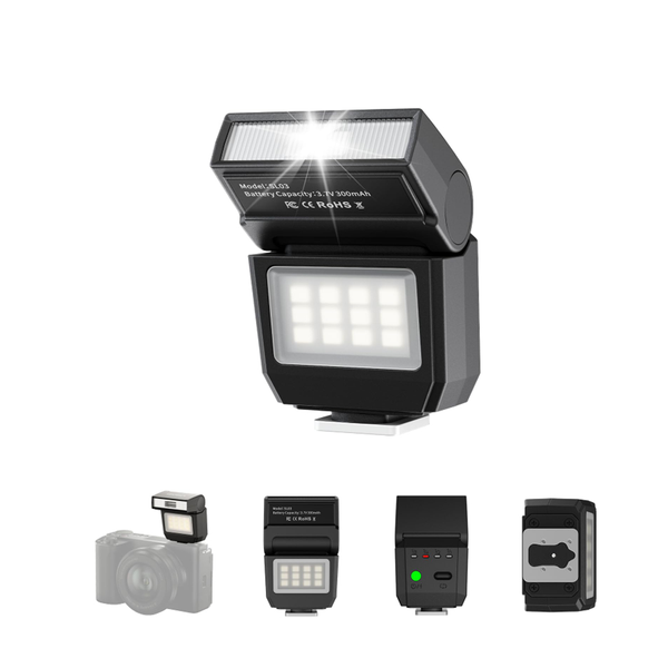 Camera Speed Light SL03 Mini Flash Video Light Portable For Studio Portrait Photo Canon Sony Nikon Fuji Olympus Pentax Mirrorless Camera DSLR Photography Flashes