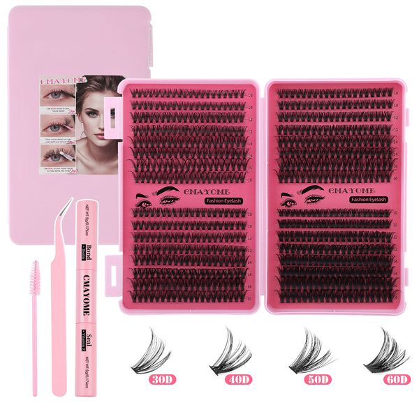 DIY Lash Clusters 640Pcs Cluster Segmented Eyelash Extensions Set Soft Lightweight Grafted Lashes Handmade Reusable Thick Curled Individual Eyelashes
DIY Lash Clusters 640Pcs Cluster Segmented Eyelash Extensions Set Soft Lightweight Grafted Lashes Handmade Reusable Thick Curled Individual Eyelashes