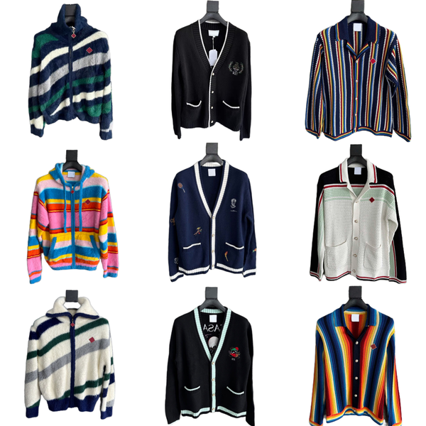 Casabalnc New Mink Fleece Color-Block Zip-Up Knit Cardigan Jacket Men and Women Designer Casual Loose Fashion Wool Knitted Lapel Neck Turtleneck Sweater Coats Top tn, Light sky blue
Casabalnc New Mink Fleece Color-Block Zip-Up Knit Cardigan Jacket Men and Women Designer Casual Loose Fashion Wool Knitted Lapel Neck Turtleneck Sweater Coats Top tn, Light sky blue