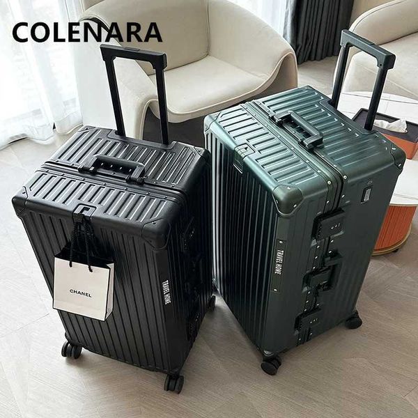 Colenara High Quality Suitcase Aluminum Frame Large Capacity Trolley Case Cart …