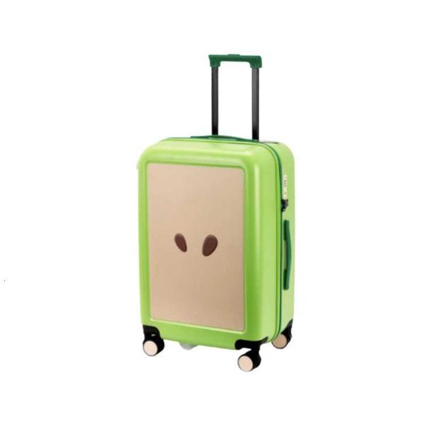 Green Apple Red Apple Design Suitcase 20Inch 24Inch Carry On Wheeled Luggage Wi…