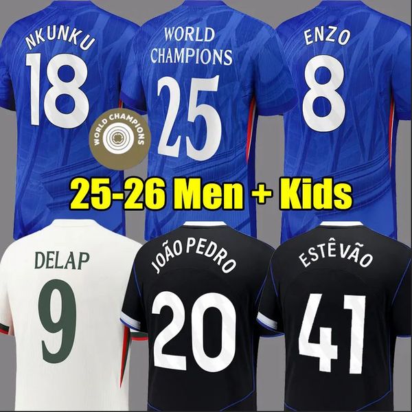 26026 ENZO CFC NKUNKU NETO PALMER FINAL s fc jersey 25 26 Soccer shirts pedro DELAP home away DRYK Madueke 2025 2026 football top adult kids CAICEDO