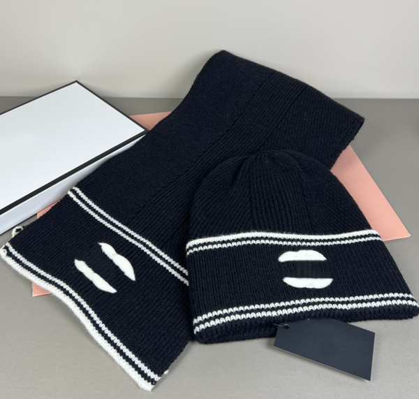 Knitted Hat And Sca…