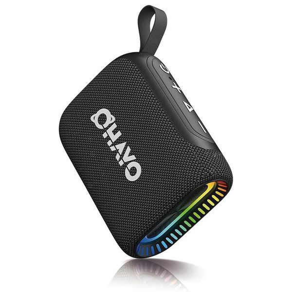 OHAYO Bluetooth Speaker Small Music Box Bluetooth 53 with RGB Light Outdoor Portable Speaker with 24H Battery IPX7 Waterproof T260703