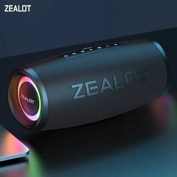 ZEALOT-S56 Bluetooth Speaker 40W Output Power Bluetooth Speaker with Excellent Bass Performace IPX6 Waterproof Camping Outdoor T260703