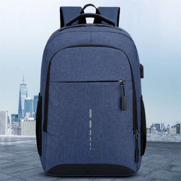 Nylon Backpack Simple And Fashionable Casual Backpack Business Commuting Computer Bag Large Capacity Backpack 250516bj