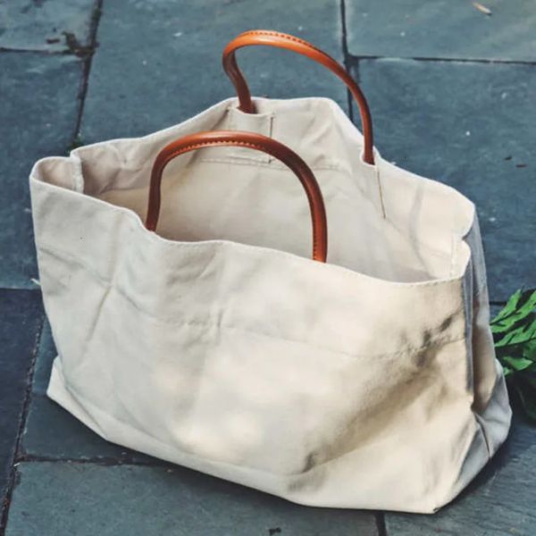 Women's Handbags Casual Canvas Large Capacity Tote Shoulder Crossbody Bags Lady Shopper Bag Female Big Purses Shopping Bag