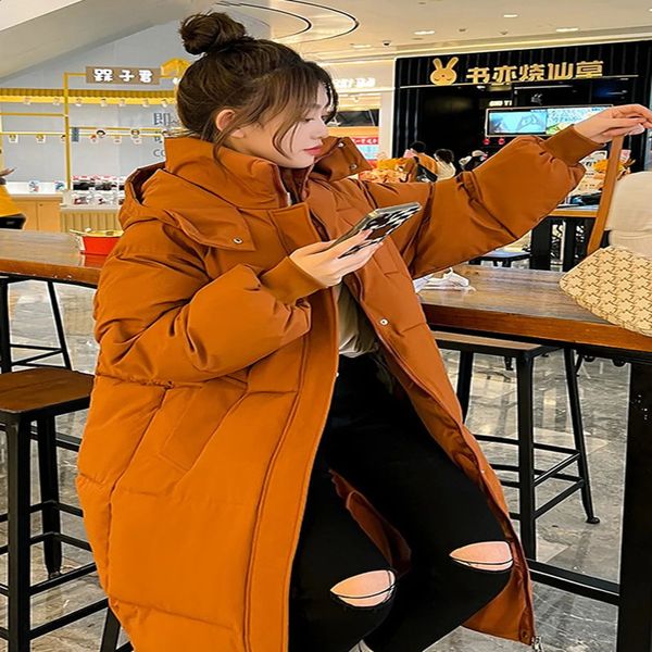 Winter and Autumn Women White Duck Down Hoodies Puffer Jackets Coats Warm Windproof Black