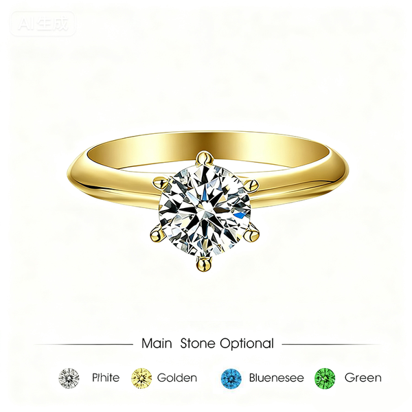Luxury 925 Sterling Silver Ring Designer For Women 1-5CT Moissanite Ring Fashionable Womens Classic Six Claw Diamond Ring Girls Wedding Engagement Jewelry Gift
Luxury 925 Sterling Silver Ring Designer For Women 1-5CT Moissanite Ring Fashionable Womens Classic Six Claw Diamond Ring Girls Wedding Engagement Jewelry Gift
