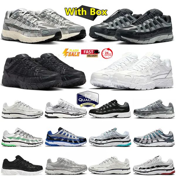 With Box p6000 designer running shoes for men women sneakers triple black white anthracite grey metallic sier racer blue womens outdoor sport trainers 3645 
With Box p6000 designer running shoes for men women sneakers triple black white anthracite grey metallic sier racer blue womens outdoor sport trainers 3645