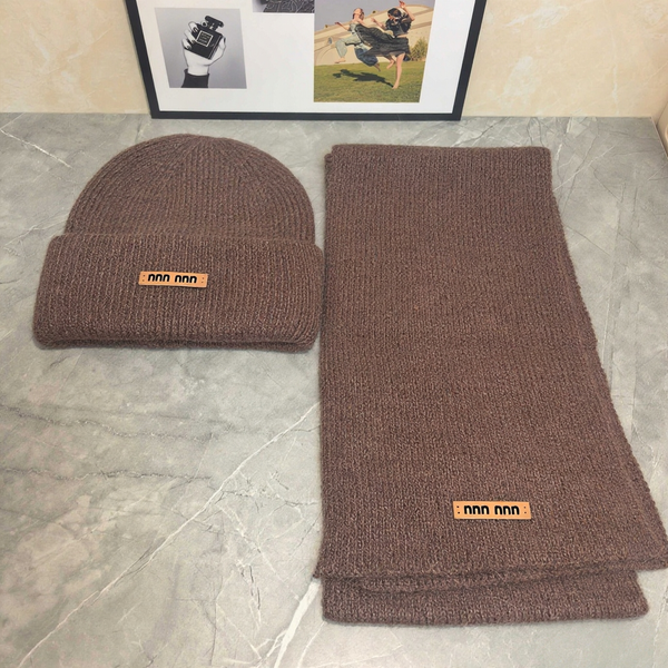 Scarf With Beanie S…