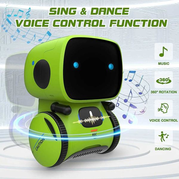 Emo Robot Smart Robots Dance Voice Command Sensor Singing Dancing Repeating Robot Toy for Kids Boys and Girls Talkking Robots X250925