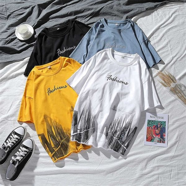 Varsanol Graphic T Shirts Men Fashion Cotton Harajuku Tee Shirts Tops Cartoon Printed Tshirts for Men Short Sleeve Clothes