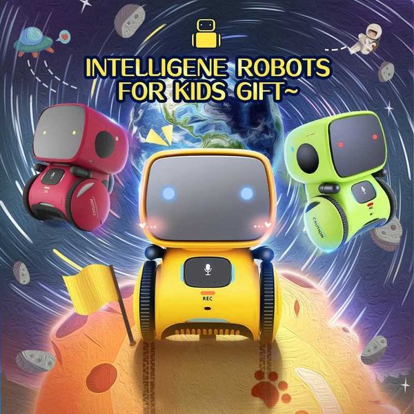 Toy Robot Voice Control Interactive Robot Cute Toy Smart Robot for Kids Dance Voice Command Touch Control Toys birthday Gifts X250925
