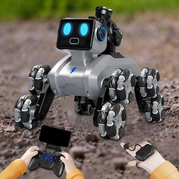 Electric RC Intelligent Robot Dog Multifunction Interactive Transforming Robot Dog Educational Toy BionicSmart Robot Toy Gift X250925