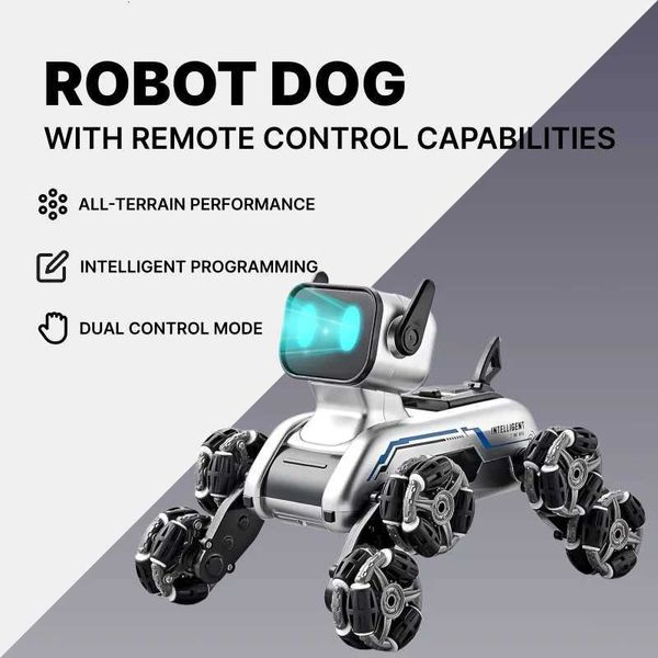 Remote Control Robot Dog Gesture SensingStunt Rc Cars Interactive Pocket Emo RobotCool Lighting Music X250925
