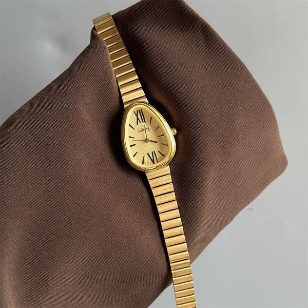 New Hot-Selling Snake Head High-End Bamboo Strap Women's Quartz Watch