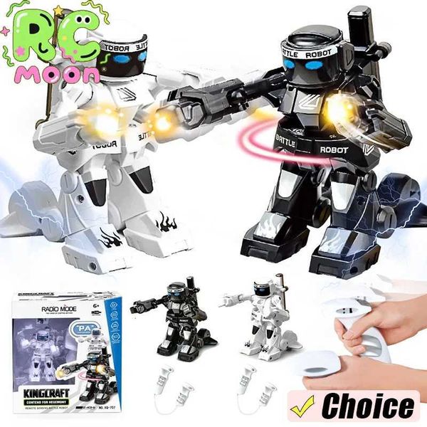 24G Remote Control Robot Boxing Battle Robot Toys With Two Control Joysticks Robot Humanoid Fighting Robot Toys for Kids Gifts X250925